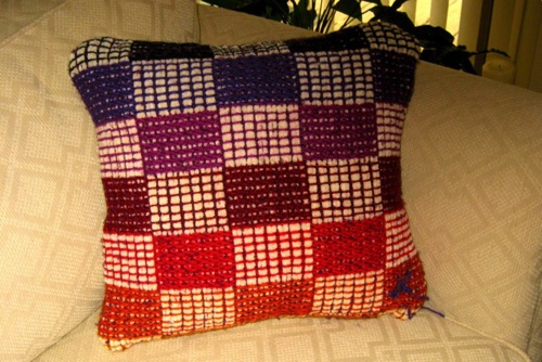 Color “Gamp” Chenille Pillow -
16 inch