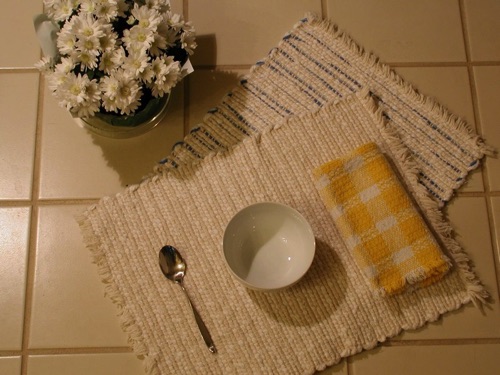 White on White Placemats